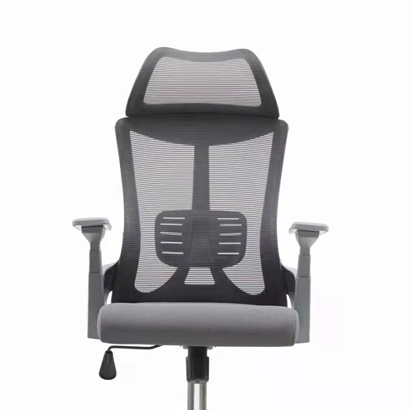 Modern Mesh and Plastic Desk Chair with Hight and Mid Back Home Office Chair Clearhalo 'furn' 'furn_office_chair' 'Furniture' 'Office Chairs' 'Office Furniture' 'office_chair' 5495951