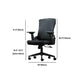 Modern Mesh and Plastic Desk Chair with Hight and Mid Back Home Office Chair Clearhalo 'furn' 'furn_office_chair' 'Furniture' 'Office Chairs' 'Office Furniture' 'office_chair' 5495965