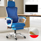 Contemporary Desk Chair High Back Wheels Nylon Fixed Arms Ergonomic Mesh Chair White-Blue With Footrest Tilt Unavailable Clearhalo 'furn' 'furn_office_chair' 'Furniture' 'Office Chairs' 'Office Furniture' 'office_chair' 5495994