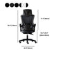 Contemporary Desk Chair High Back Wheels Nylon Fixed Arms Ergonomic Mesh Chair Clearhalo 'furn' 'furn_office_chair' 'Furniture' 'Office Chairs' 'Office Furniture' 'office_chair' 5496001