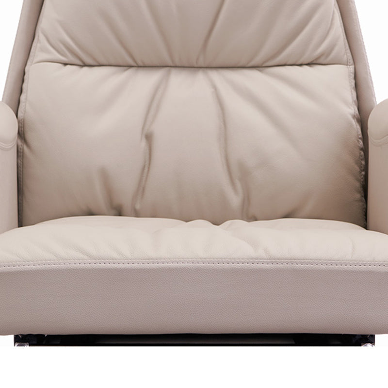 Moderner Leather Executive Chair Verstellbarer hoher Back -Office -Stuhl