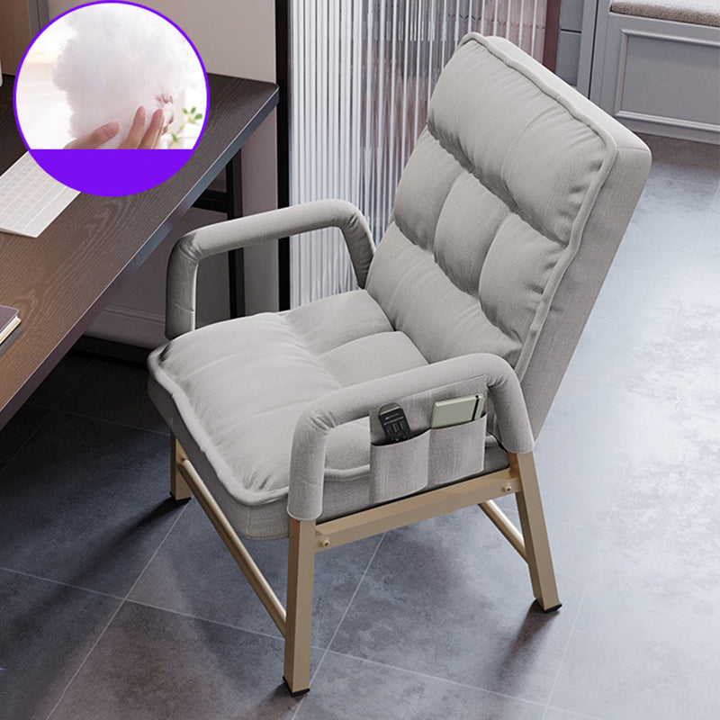 Silla ergonómica de escritorio en medio trasero silla de mano acolchada para la oficina en casa