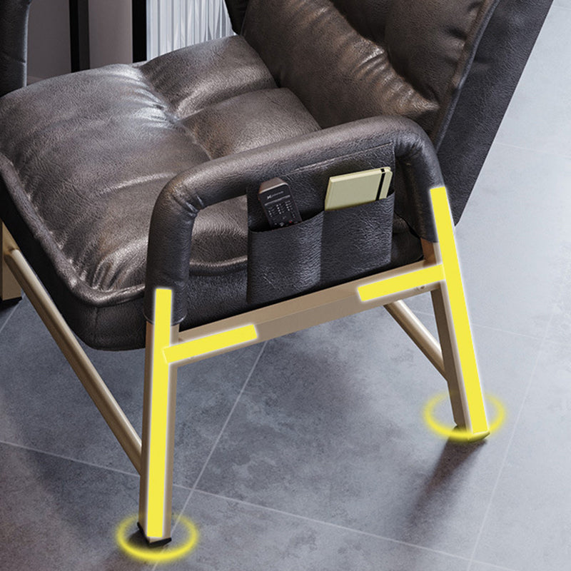 Silla ergonómica de escritorio en medio trasero silla de mano acolchada para la oficina en casa