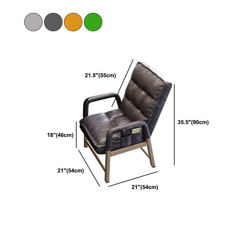 Silla ergonómica de escritorio en medio trasero silla de mano acolchada para la oficina en casa