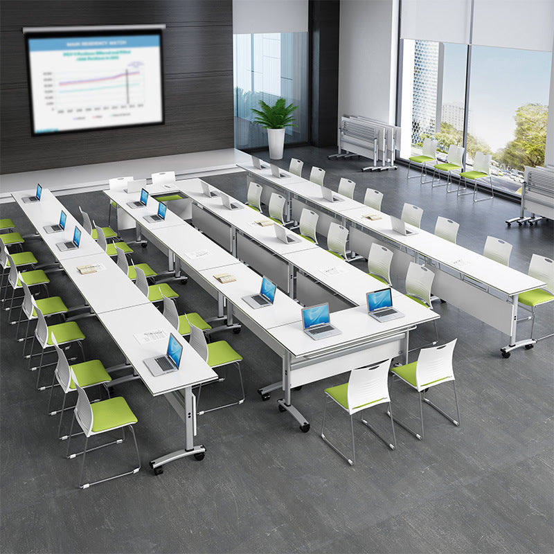 Plastic Contemporary Task Chair Ergonomic Computer Desk Chair with Silver Metal Base Clearhalo 'furn' 'furn_office_chair' 'Furniture' 'Office Chairs' 'Office Furniture' 'office_chair' 5496209