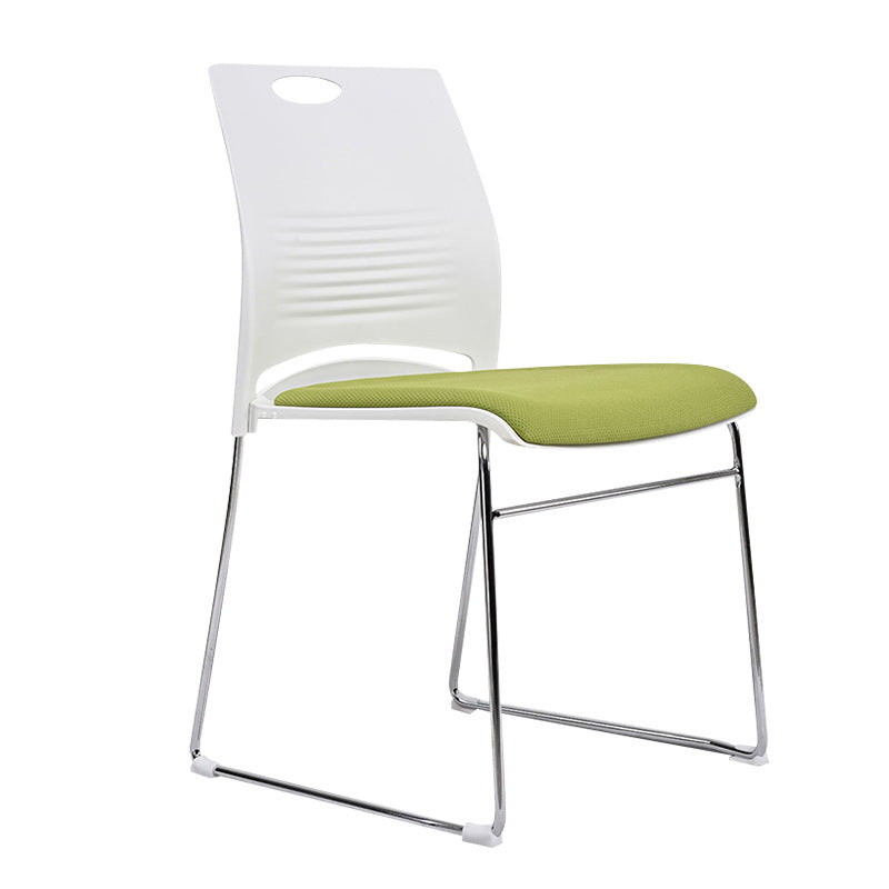 Plastic Contemporary Task Chair Ergonomic Computer Desk Chair with Silver Metal Base Clearhalo 'furn' 'furn_office_chair' 'Furniture' 'Office Chairs' 'Office Furniture' 'office_chair' 5496213