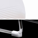 Sedia di attività contemporanea in plastica sedia da scrivania per computer ergonomico con base in metallo argento