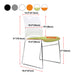 Plastic Contemporary Task Chair Ergonomic Computer Desk Chair with Silver Metal Base Clearhalo 'furn' 'furn_office_chair' 'Furniture' 'Office Chairs' 'Office Furniture' 'office_chair' 5496222