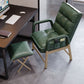Mid Back Home Office Chair Modern Adjustable Back Height Desk Chair Green With Footrest Clearhalo 'furn' 'furn_office_chair' 'Furniture' 'Office Chairs' 'Office Furniture' 'office_chair' 5496229