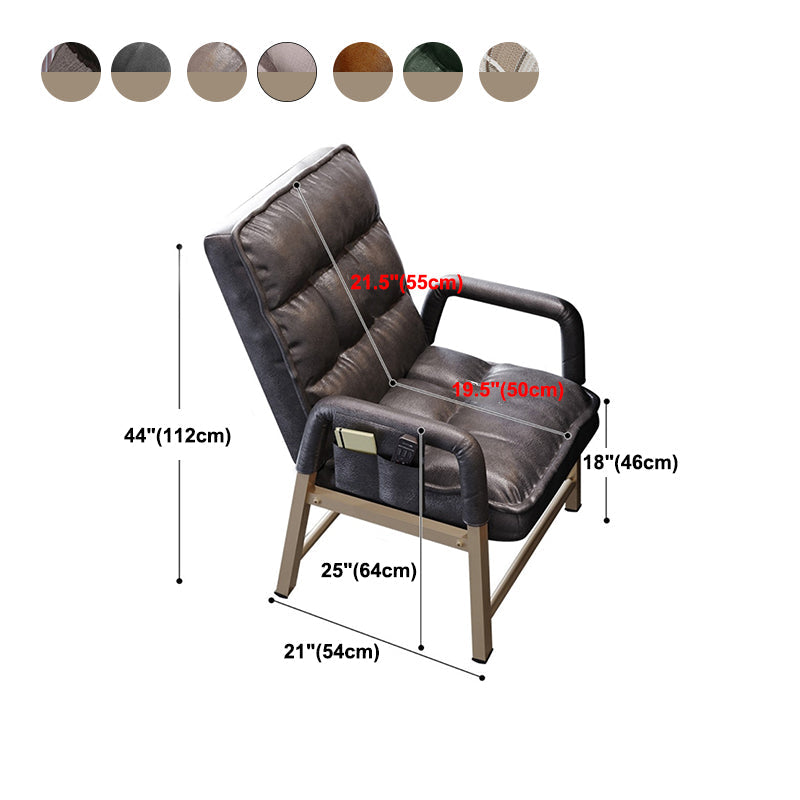 Mid Back Home Office Chair Modern Adjustable Back Height Desk Chair Clearhalo 'furn' 'furn_office_chair' 'Furniture' 'Office Chairs' 'Office Furniture' 'office_chair' 5496245