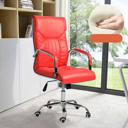 Sedia da ufficio in ecopelle Sedia da ufficio moderna con meccanismo di inclinazione regolabile