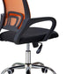 Mid-back Office Chair with Sponge Cushion Fixed Arm Metal Leg Desk Chair Clearhalo 'furn' 'furn_office_chair' 'Furniture' 'Office Chairs' 'Office Furniture' 'office_chair' 5496429