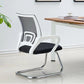 Mid-back Office Chair with Sponge Cushion Fixed Arm Metal Leg Desk Chair Clearhalo 'furn' 'furn_office_chair' 'Furniture' 'Office Chairs' 'Office Furniture' 'office_chair' 5496435
