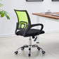 Mid-back Office Chair with Sponge Cushion Fixed Arm Metal Leg Desk Chair Clearhalo 'furn' 'furn_office_chair' 'Furniture' 'Office Chairs' 'Office Furniture' 'office_chair' 5496437