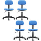 Modern Computer Task Chair Height-adjustable Office Armless Chair Blue 4 Piece Set Clearhalo 'furn' 'furn_office_chair' 'Furniture' 'Office Chairs' 'Office Furniture' 'office_chair' 5496539