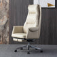 Modern Leather Executive Chair verstelbare Swivel Burey Chair met voetsteun