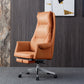 Modern Leather Executive Chair verstelbare Swivel Burey Chair met voetsteun