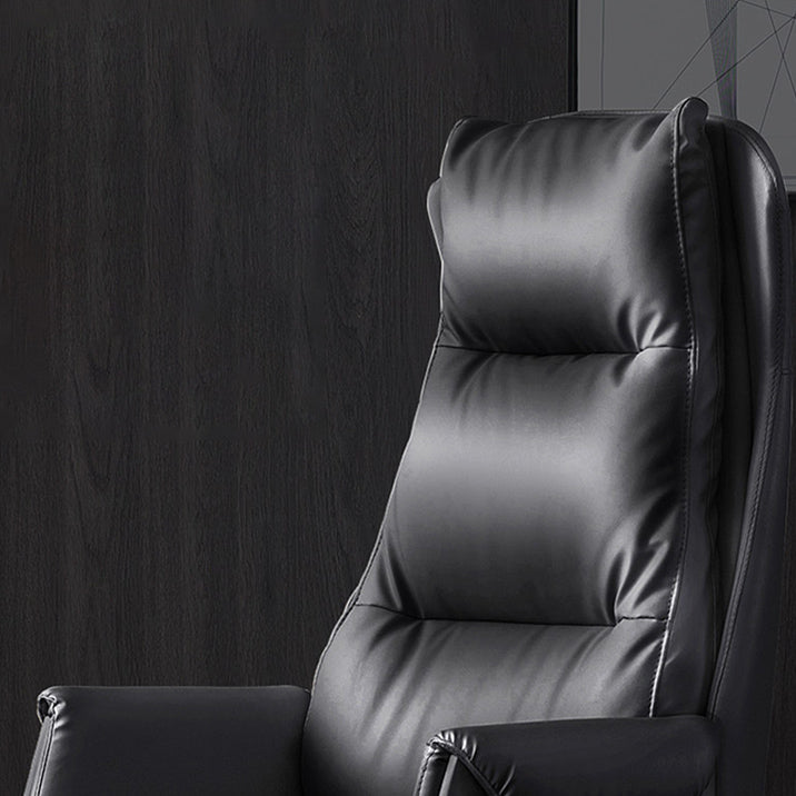 Modern Leather Executive Chair verstelbare Swivel Burey Chair met voetsteun