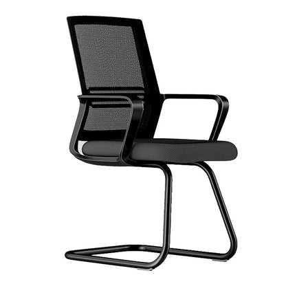 Contemporary Computer Arms Office Chair Ergonomic Mesh Task Chair 1 Piece Metal C-Shape Clearhalo 'furn' 'furn_office_chair' 'Furniture' 'Office Chairs' 'Office Furniture' 'office_chair' 5496619