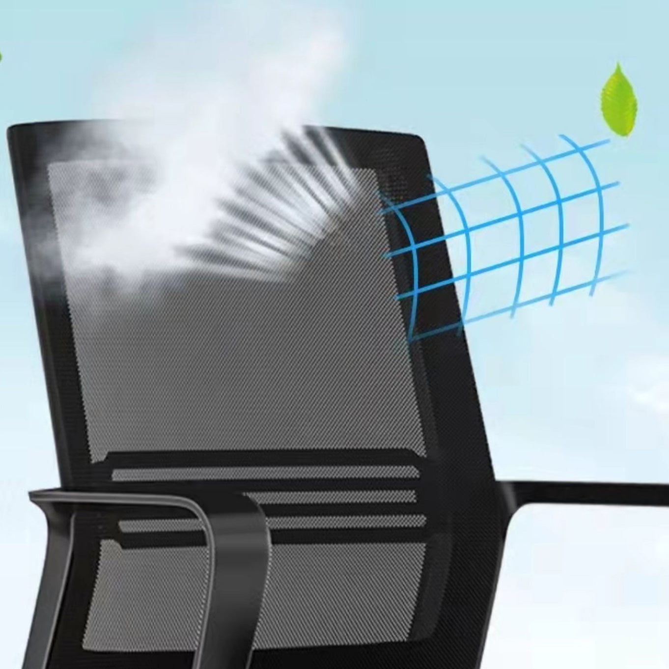 Contemporary Computer Arms Office Chair Ergonomic Mesh Task Chair Clearhalo 'furn' 'furn_office_chair' 'Furniture' 'Office Chairs' 'Office Furniture' 'office_chair' 5496620