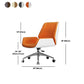 Ergonomischer, verstellbarer Bürostuhl mit silberner Metallbasis, moderner Bürostuhl