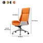 Ergonomischer, verstellbarer Bürostuhl mit silberner Metallbasis, moderner Bürostuhl