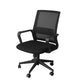 Modern Black Nylon Desk Chair with Mid Back Home Office Chair