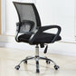 Modern Steel Desk Chair Mid Back Home Office Chair with Wheels Clearhalo 'furn' 'furn_office_chair' 'Furniture' 'Office Chairs' 'Office Furniture' 'office_chair' 5496870