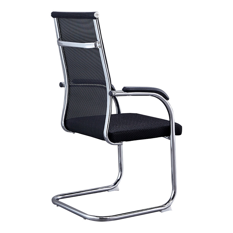 Moderne stijl taakstoel ergonomische bureaustoel met vaste armen