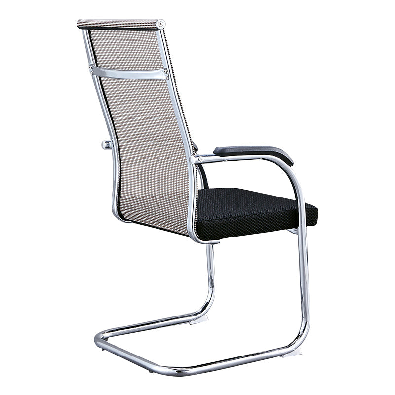 Moderne stijl taakstoel ergonomische bureaustoel met vaste armen