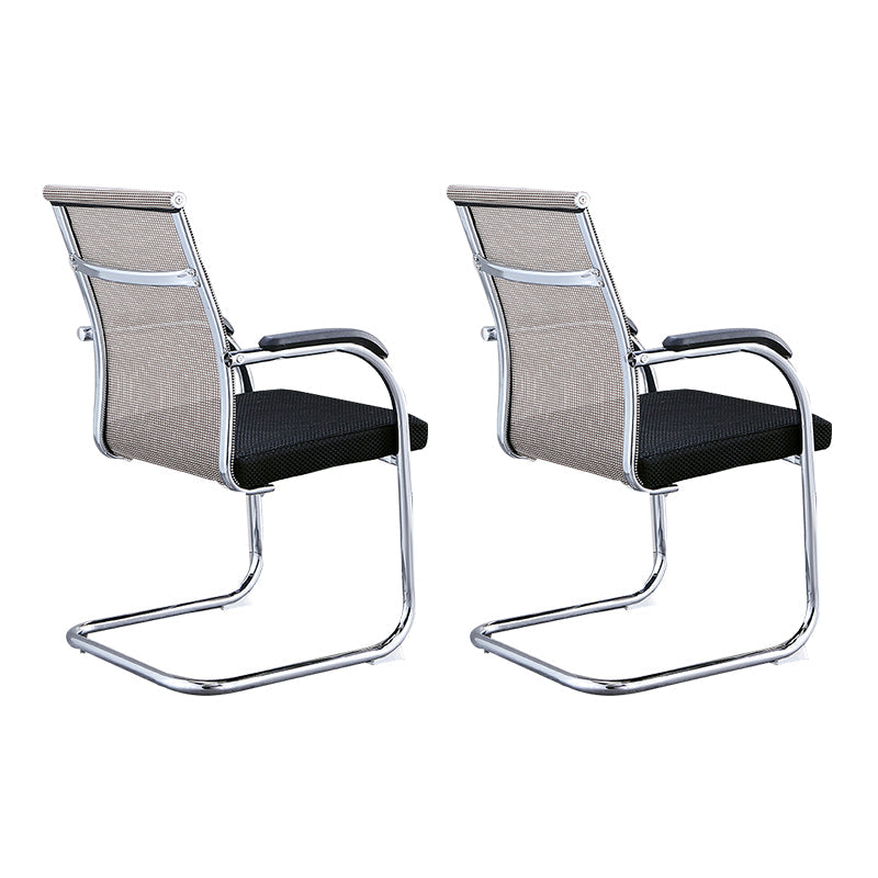 Moderne stijl taakstoel ergonomische bureaustoel met vaste armen