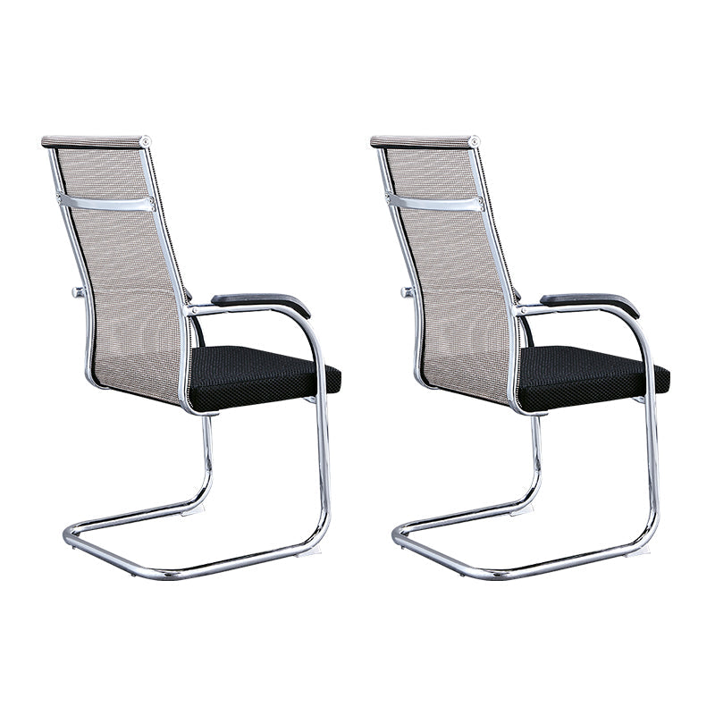 Moderne stijl taakstoel ergonomische bureaustoel met vaste armen