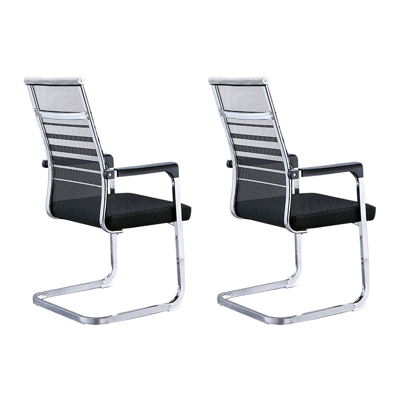 Moderne stijl taakstoel ergonomische bureaustoel met vaste armen