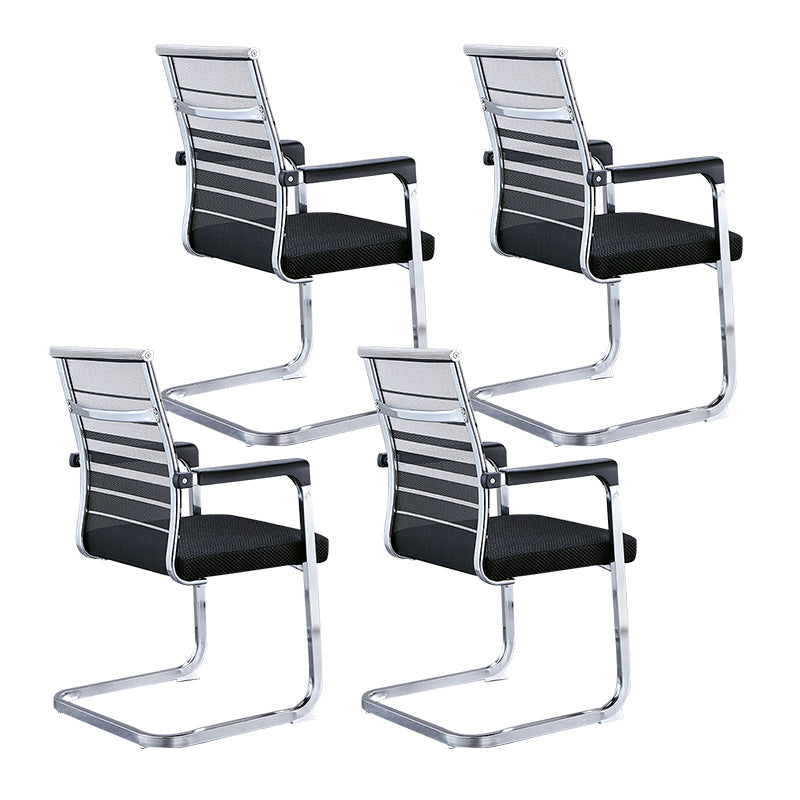 Moderne stijl taakstoel ergonomische bureaustoel met vaste armen