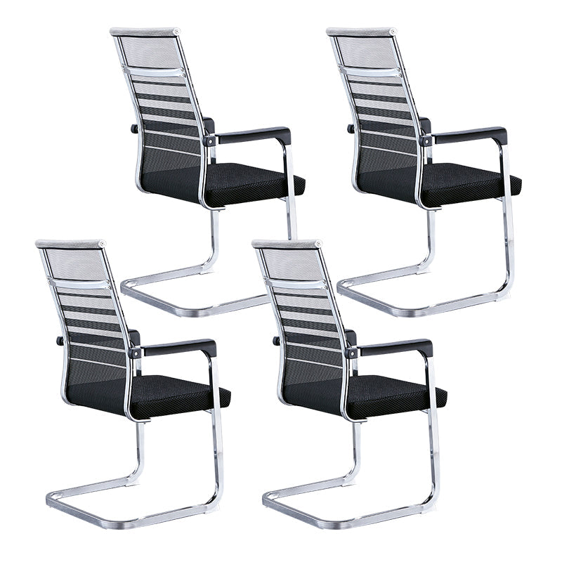 Moderne stijl taakstoel ergonomische bureaustoel met vaste armen