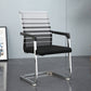 Modern Style Microfiber Office Chair Chrome Metal Base Desk Chair Grey 1 Piece Mid-Back (14-22 in.) Clearhalo 'furn' 'furn_office_chair' 'Furniture' 'Office Chairs' 'Office Furniture' 'office_chair' 5497119