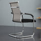 Modern Style Microfiber Office Chair Chrome Metal Base Desk Chair Beige 1 Piece Mid-Back (14-22 in.) Clearhalo 'furn' 'furn_office_chair' 'Furniture' 'Office Chairs' 'Office Furniture' 'office_chair' 5497124