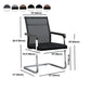 Modern Style Microfiber Office Chair Chrome Metal Base Desk Chair Clearhalo 'furn' 'furn_office_chair' 'Furniture' 'Office Chairs' 'Office Furniture' 'office_chair' 5497164