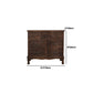 Brown Storage Chest Dresser Traditional Style Vertical Storage Chest with Drawers