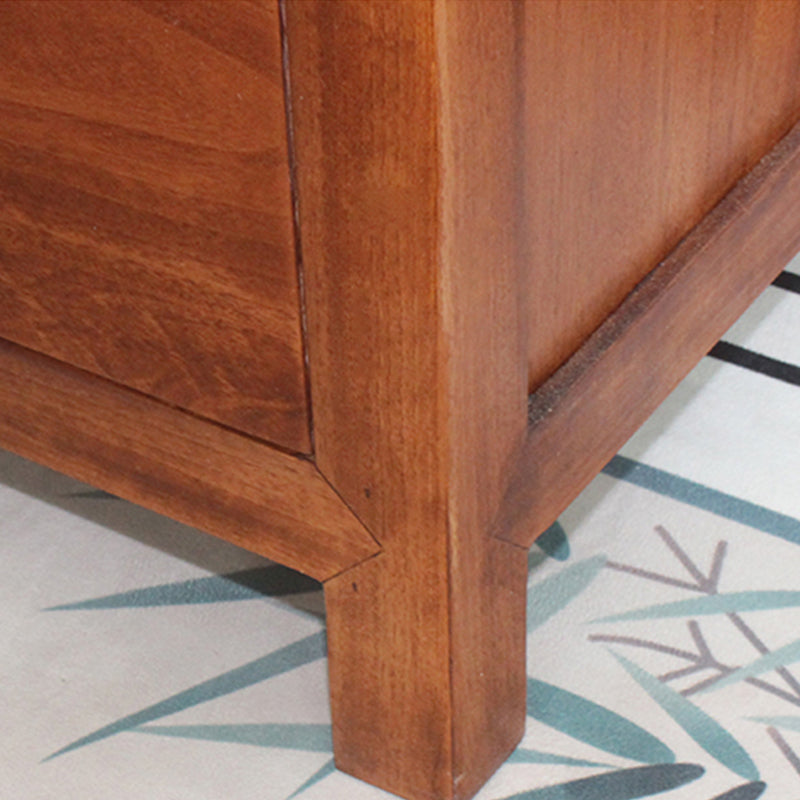 Tradizionale combo in stile combinato in legno massiccio verticale casse di stoccaggio con 3 cassetti