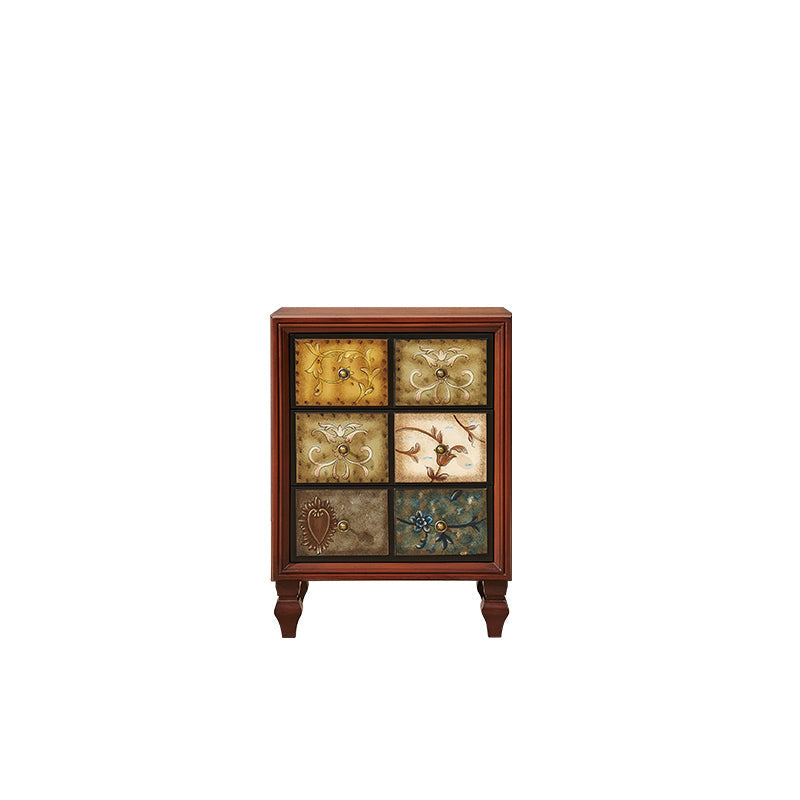 Traditionele stijl dressoir vaste hout opbergkist met multi -laden