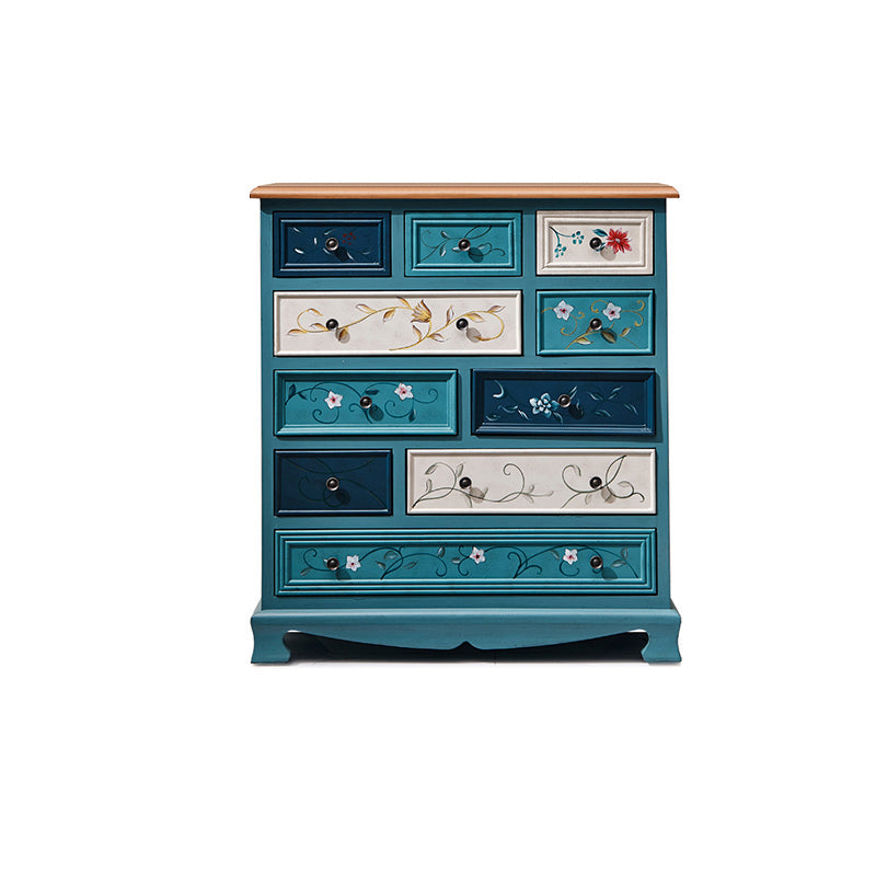 10/12 laden Dressoir klassieke hout opbergkist met laden