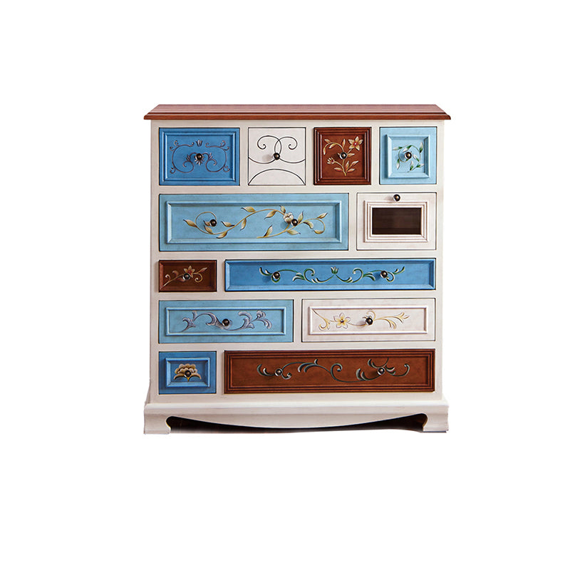 10/12 laden Dressoir klassieke hout opbergkist met laden