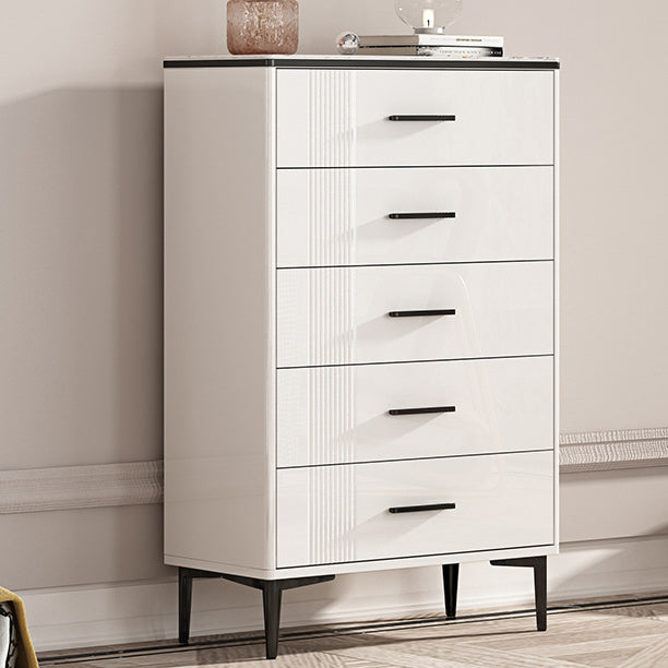 Coffre de rangement de rangement de style glamour coffre de rangement en bois avec poignée noire / or