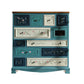 Traditional Style Chest Wooden Storage Chest with Drawers for Bedroom 41"L x 16"W x 43"H Antique Blue Clearhalo 'Bedroom Furniture' 'Dressers & Chests' 'dressers_chests' 'furn' 'furn_dressers_chests' 'Furniture' 5497659