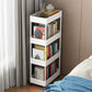 Modern Plastic Bookcase, White, Bookshelf for Any Room, 16" L