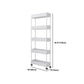 Modern Plastic Bookcase, White, Bookshelf for Any Room, 16" L