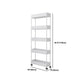 Modern Plastic Bookcase, White, Bookshelf for Any Room, 16" L