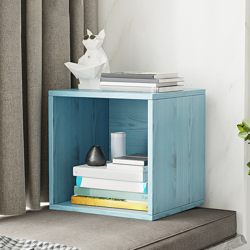 Scandinavian Standard Book Shelf 11.8" W Wood Bookcase for Home