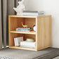 Scandinavian Standard Book Shelf 11.8" W Wood Bookcase for Home